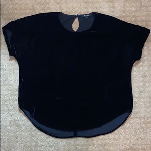 Madewell Velvet Top